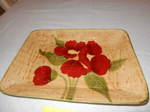Fleur Rustique Serving Platter