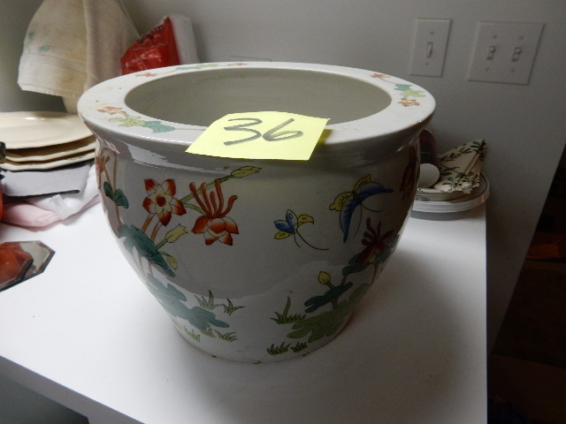 Asian Theme Urn