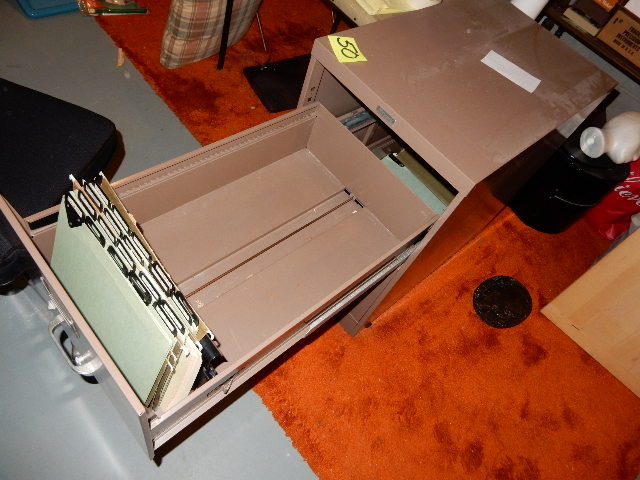 2 Drawer, Metal Legal Size File Cabinet