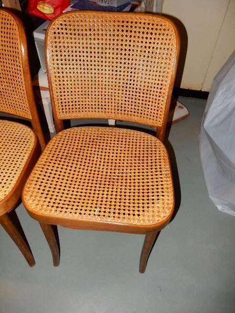 2 Original Thayer Coggen Bent Wood Chairs