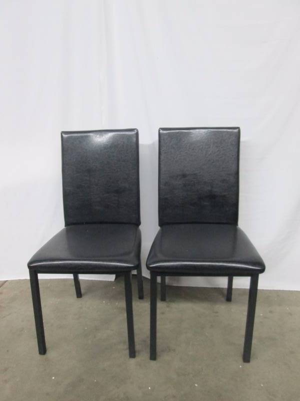 lot 46 image: McLeland Design Parsons Chairs - Set of 2