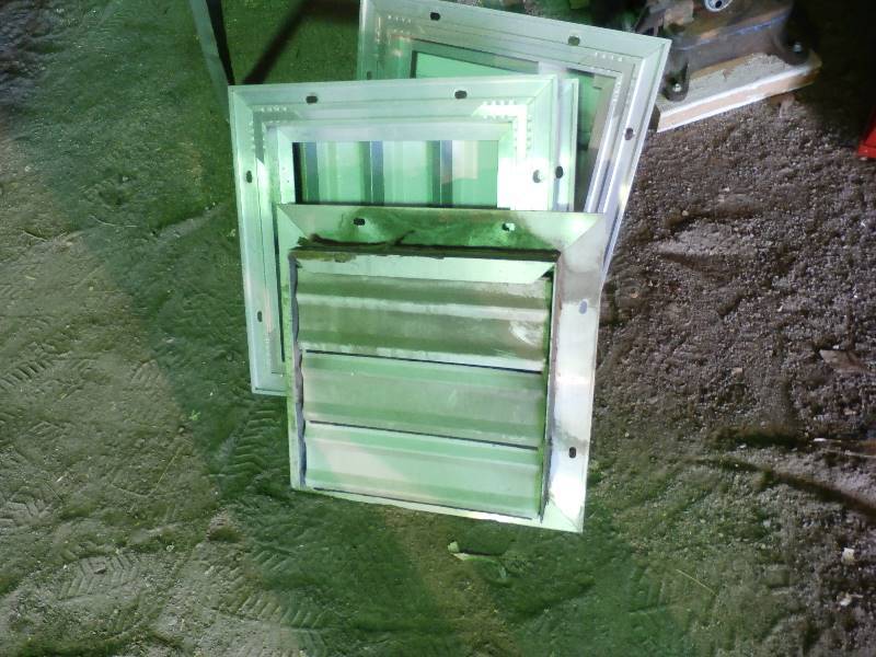 aluminum louvers