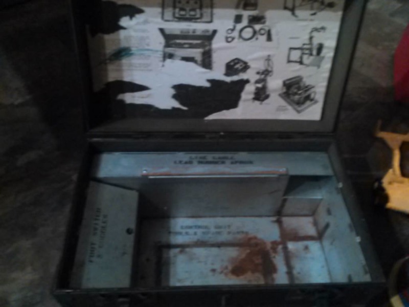 Awesome World War II Field Xray Machine Trunk-Very Rare Piece