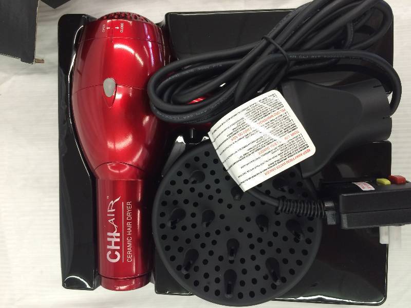 lot 8 image: chi air ceramic hair dryer retail $99