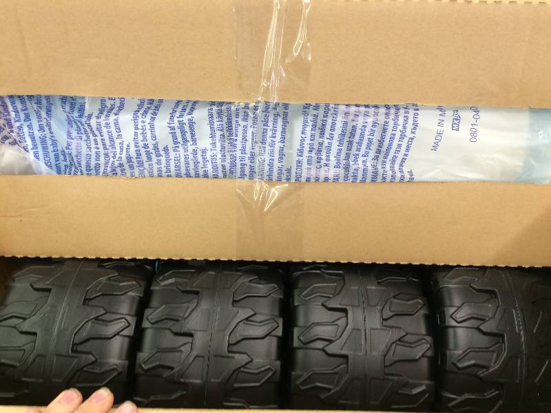 lot 13 image: Brand new Fisher-Price Power Wheels Disney Frozen Jeep Wrangler 12-Volt Battery-Powered Ride-On