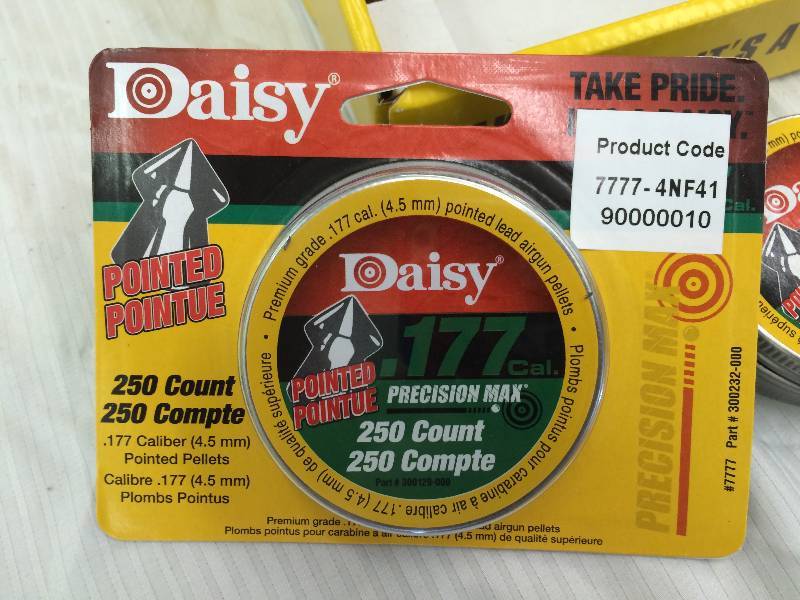 lot 35 image: 6 pack of daisy .177 cal pellets  $40 retail