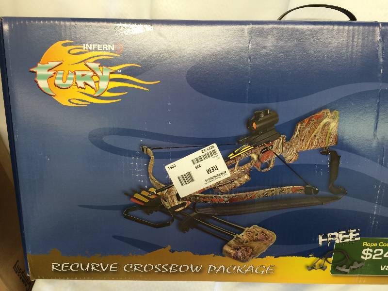 lot 38 image: Arrow Precision Inferno Fury Crossbow Kit (175-Pounds) retail $219