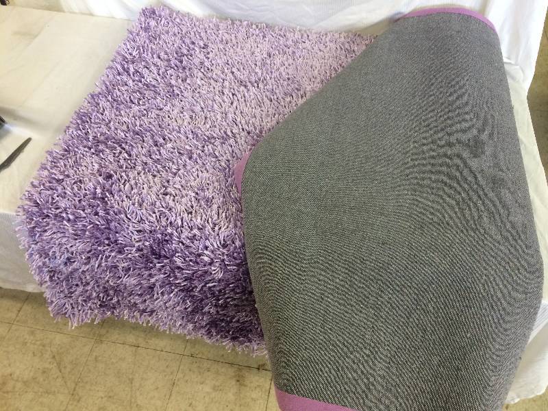 lot 81 image: 3.6x5.6 purple rug