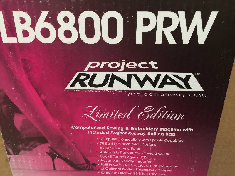 Brother LB6800 PRW Project Runway Edition Sewing Embroidery Machine