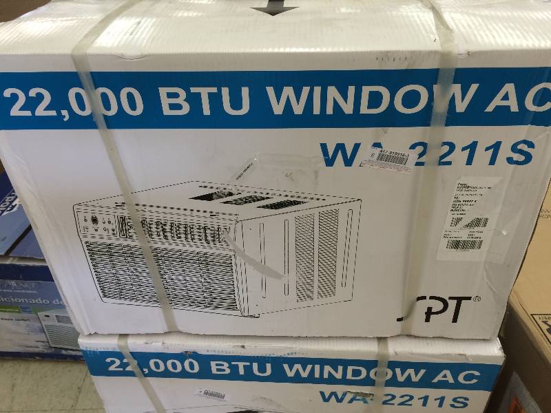 lot 51 image: Brand new 22,000 BTU Window Air Conditioner factory sealed  retail $534