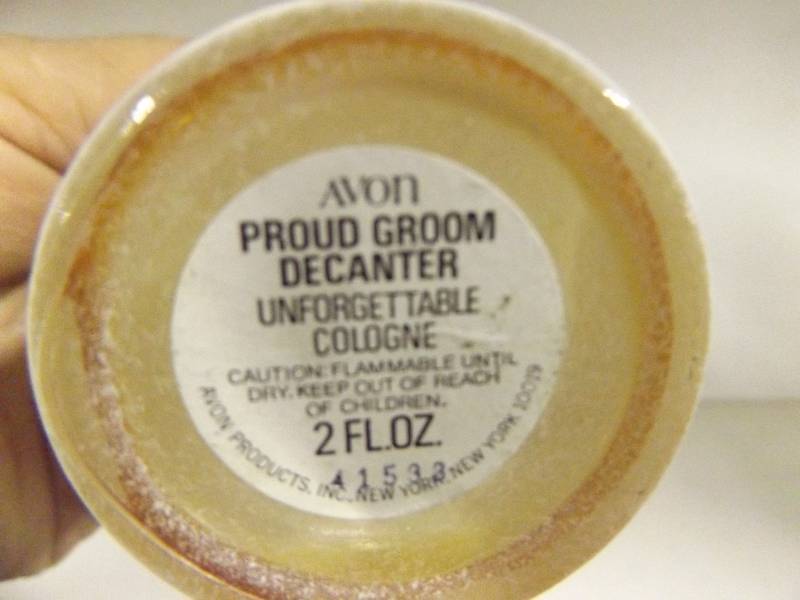 Groom Avon Bottle