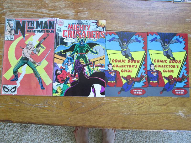 lot of 4 comic books N th man the u...