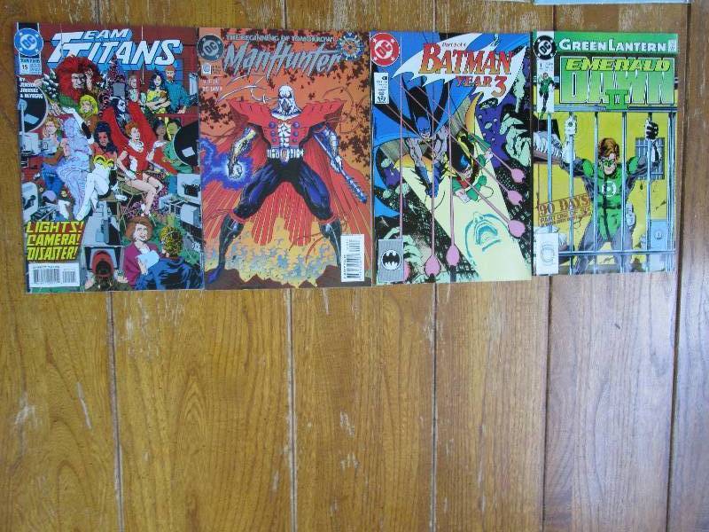 lot of 4 comic books batman year 3,...