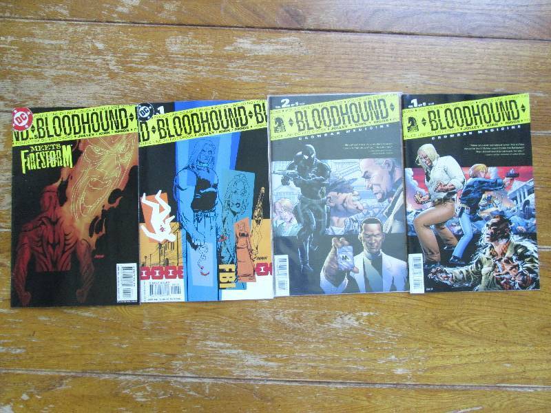 lot of 4 Bloodhound comic books ...
