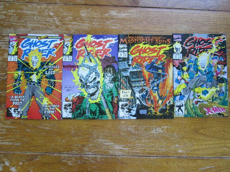 lot of 4 ghost riders comic books ...