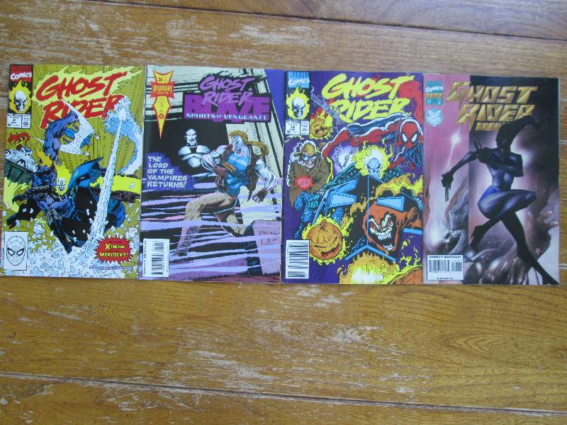 lot of 4 ghost riders comic books ...