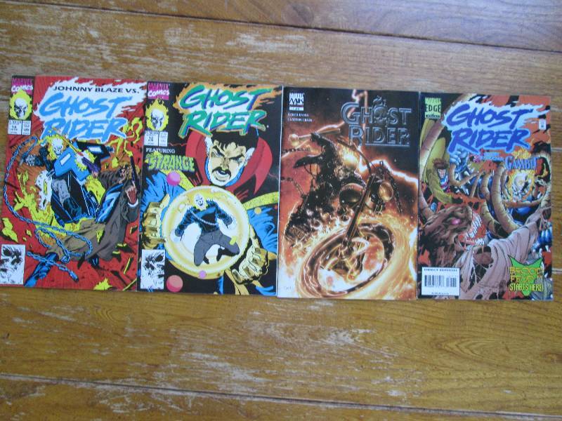 lot of 4 ghost riders comic books ...