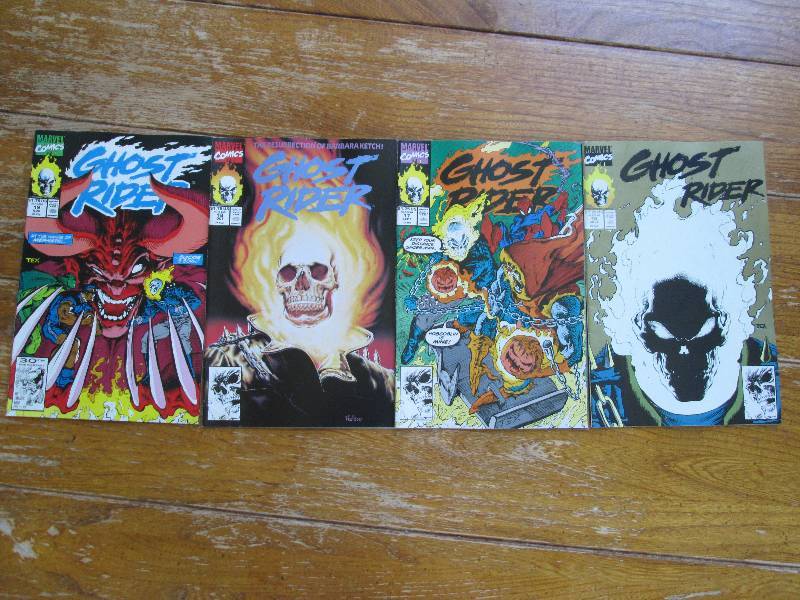 lot of 4 ghost riders comic books ...