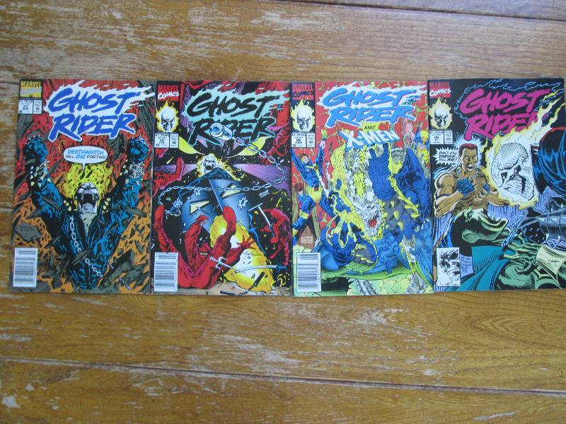 lot of 4 ghost riders comic books ...