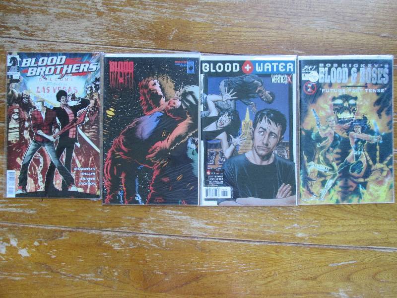 lot of 4 comic books - blood brothe...