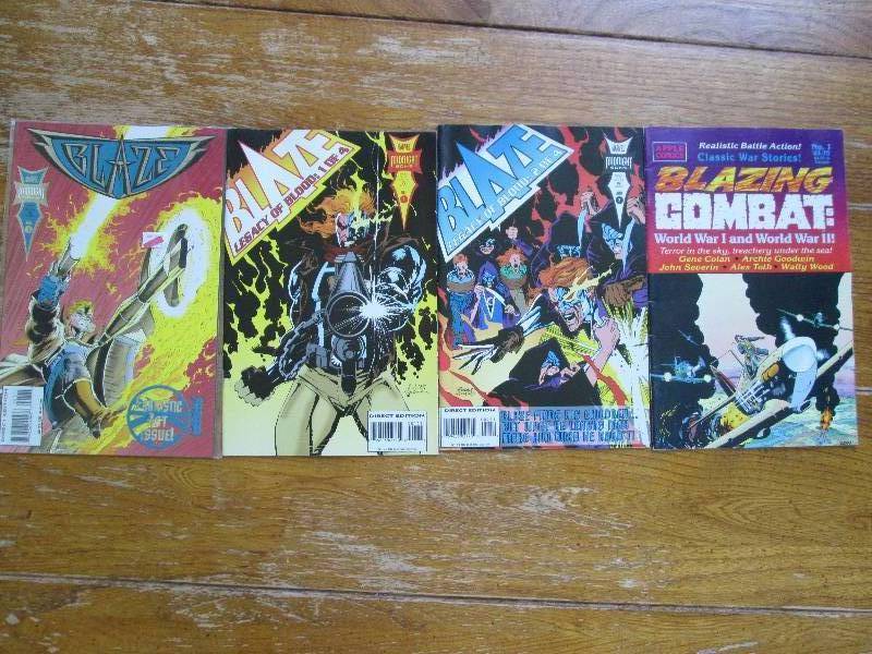 lot of 4 blaze legacy of blood comi...