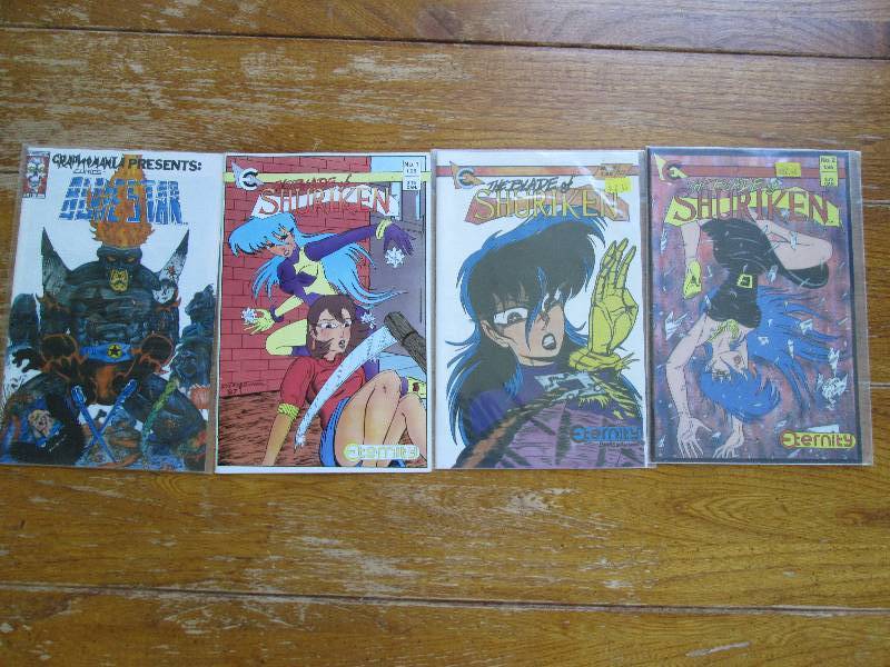 lot of 4 the blade of shuriken ...