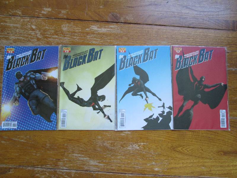 lot of 4 the black bat comic books ...