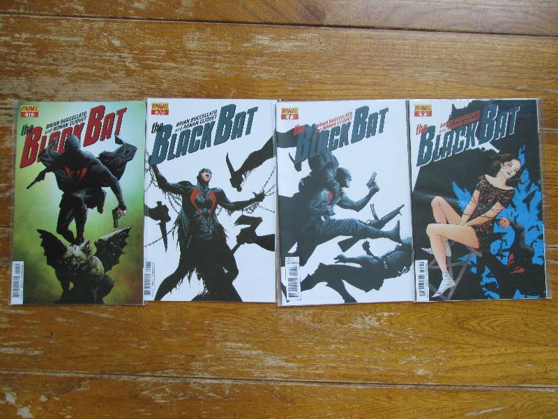 lot of 4 the black bat comic books ...