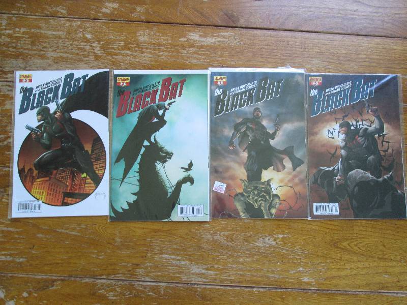 lot of 4 the black bat comic books ...