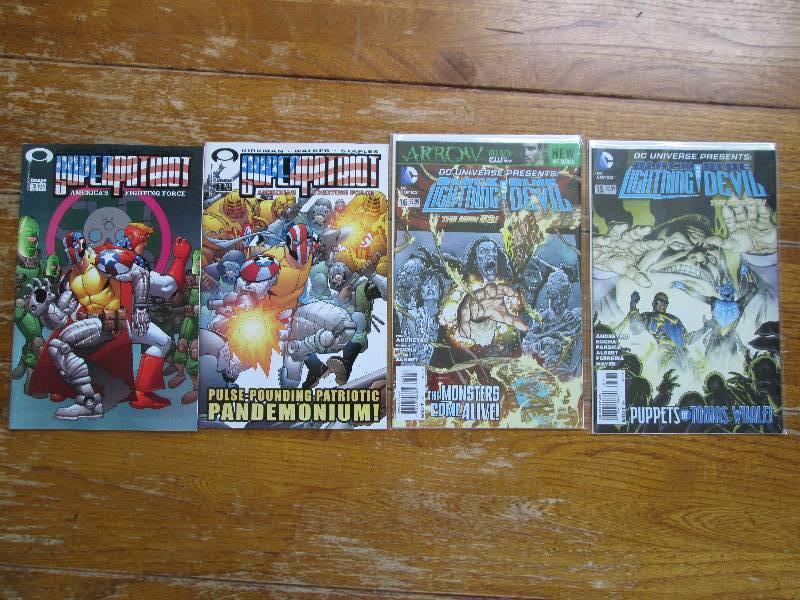 lot of 4 superapatrion and black an...
