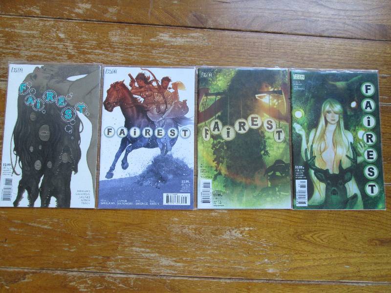 lot of 4 faierst comic books ...