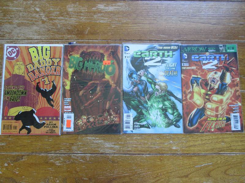 lot of 4 earth Z, big-hero, and big...