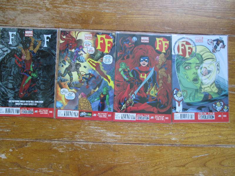 lot of 4 FF comic books ...