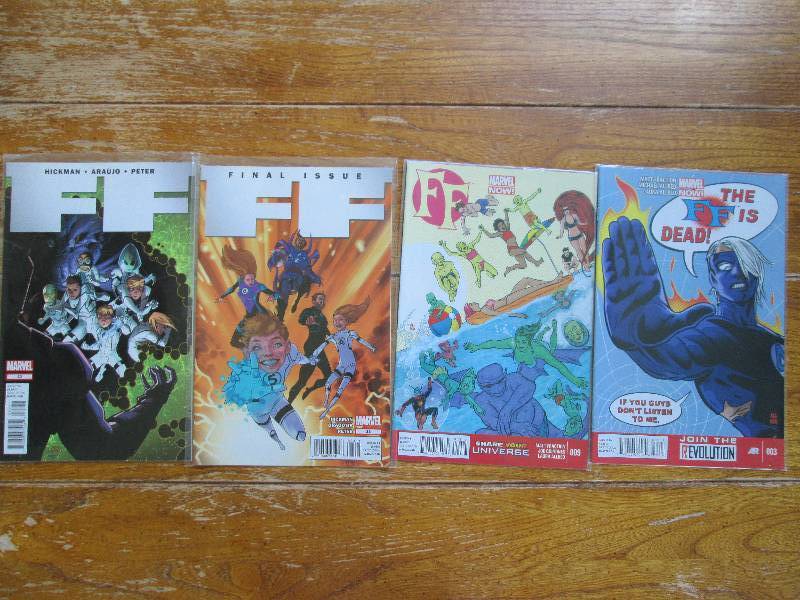 lot of 4 FF comic books ...