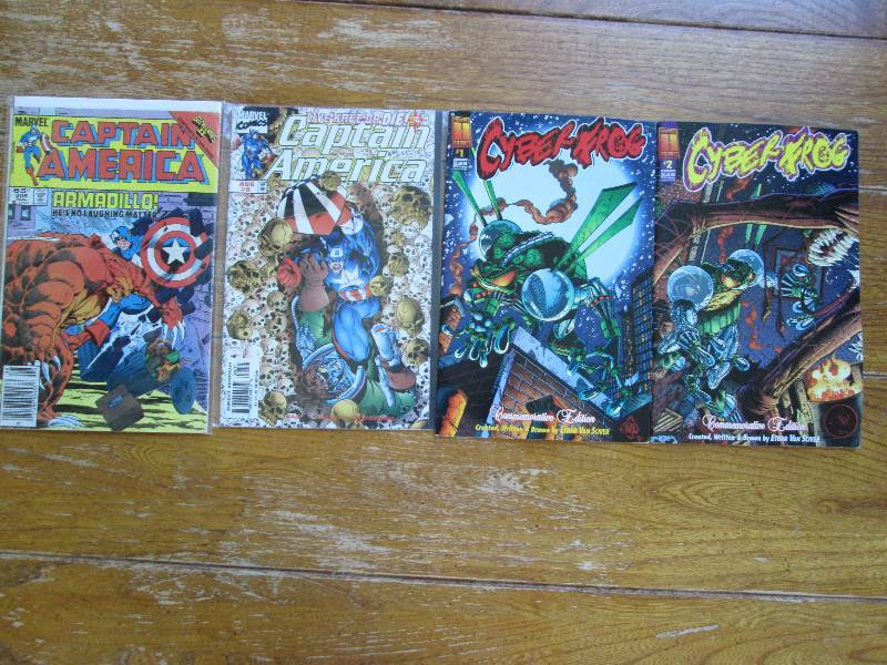 lot of 4 live kree or die captain a...