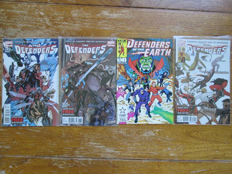 lot of 4 defenders comic books ...