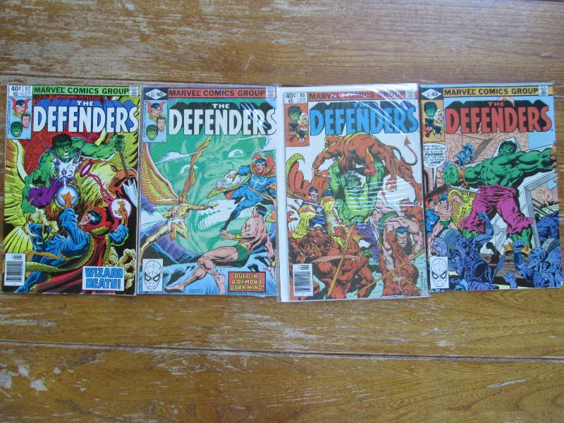 lot of 4 defenders comic books ...