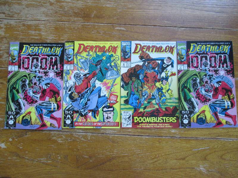 lot of 4 deathlok and deathlox doom...