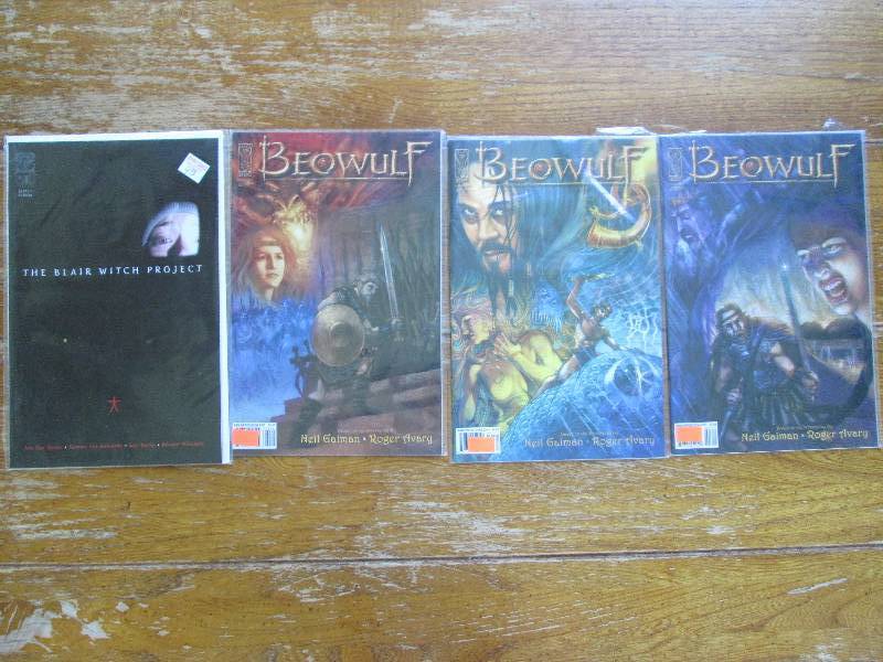 lot of 4 beowulf and the blair witc...