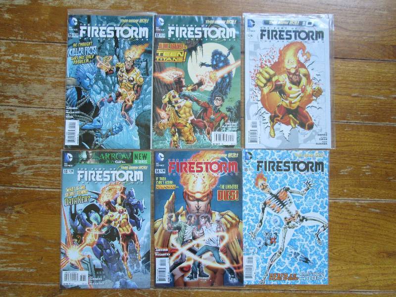lot of 6 firestorm comic books ...