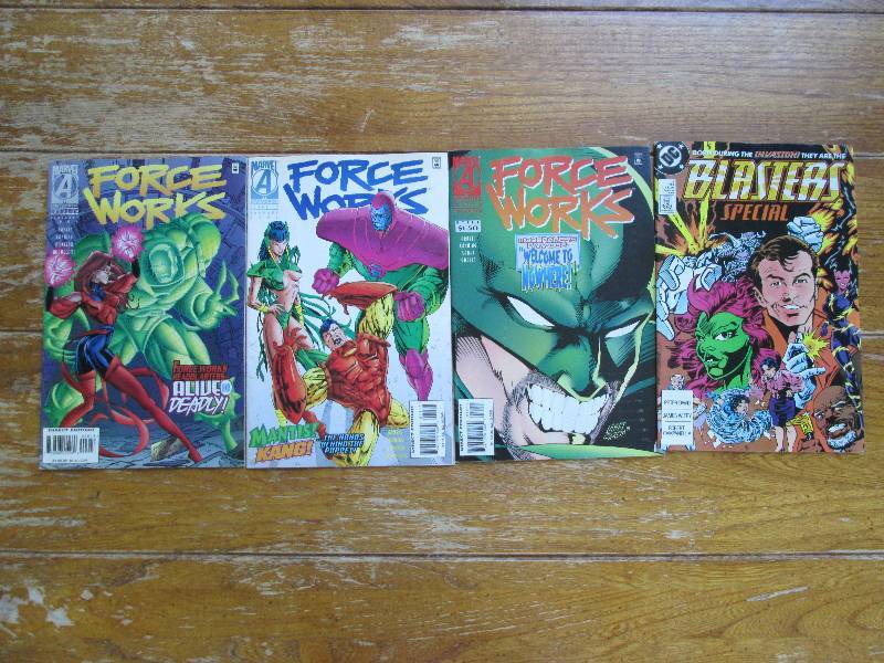 lot of 4 force works and blasters s...