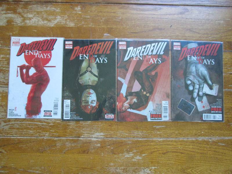 lot of 4 daredevil end of days comi...
