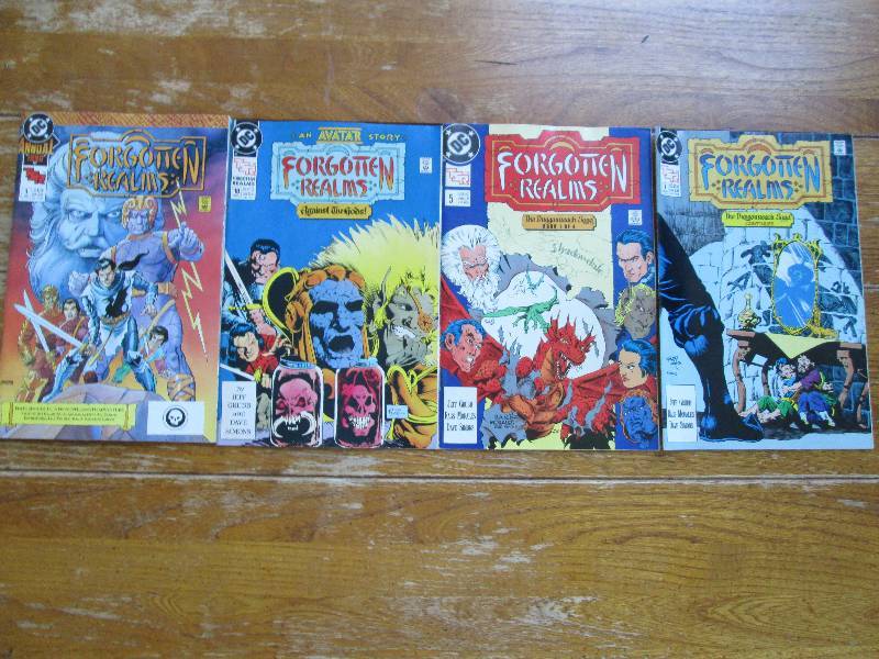 lot of 4 Forgotten Realms comic boo...