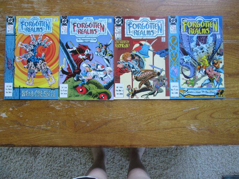 lot of 4 Forgotten Realms comic boo...