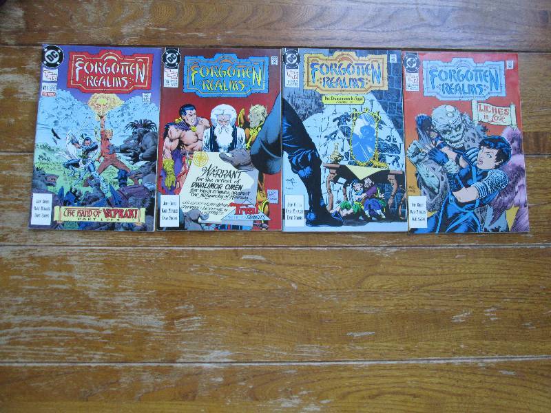 lot of 4 Forgotten Realms comic boo...