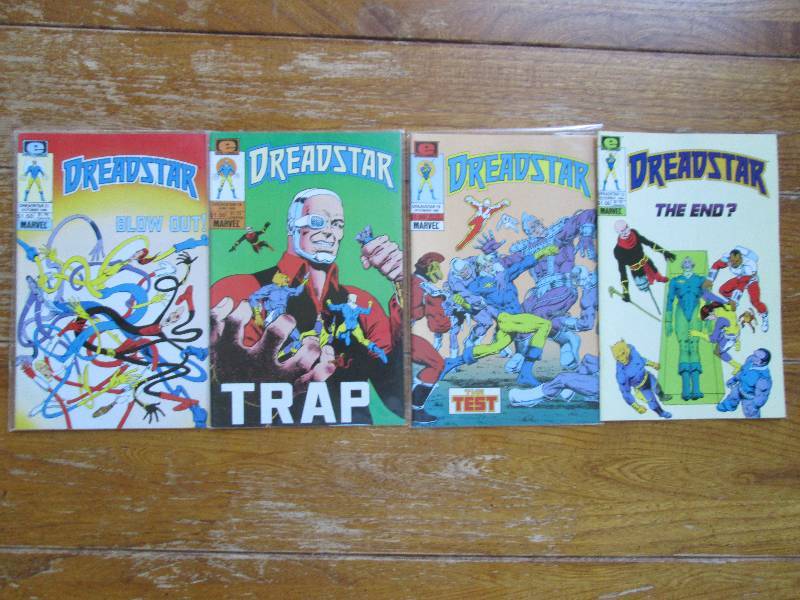 lot of 4 Dreadstar comic books ...