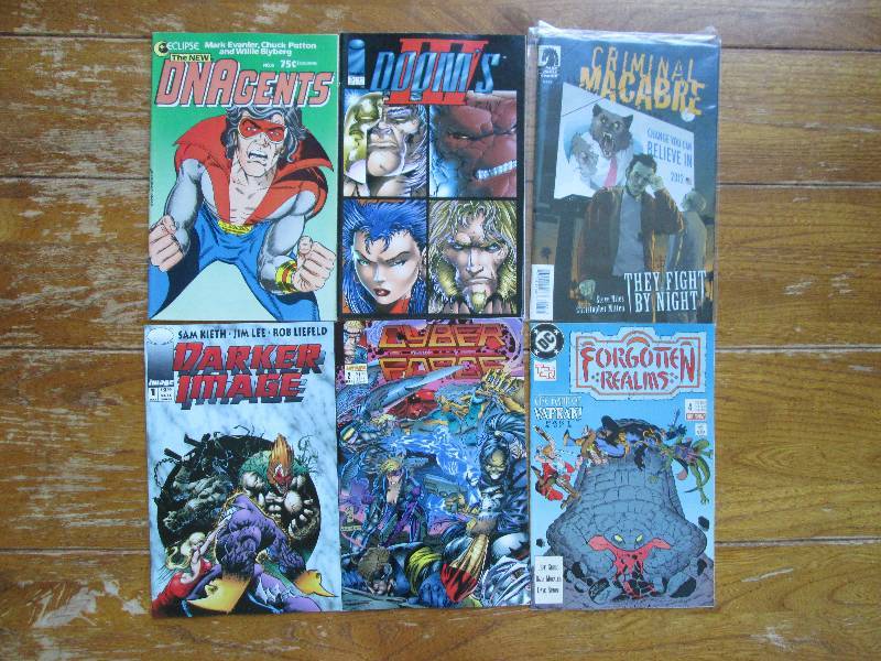 mixed lot of 6 comic books- Dooms, ...