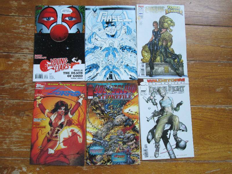 mixed lot 6 comic books - Phase 1, ...