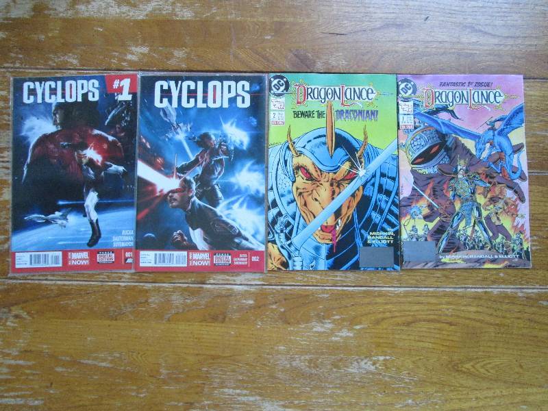 lot of 4 DragonLance and Cyclops co...
