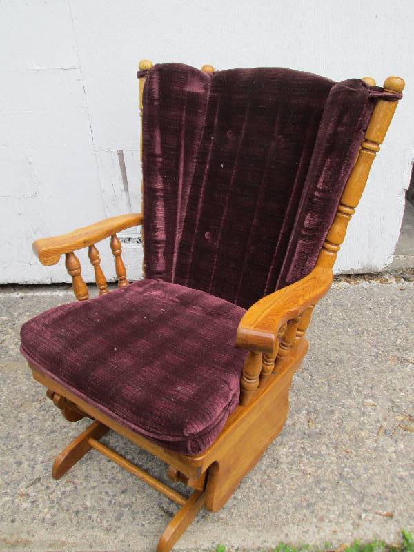 Nice glide rocker chair with padded...